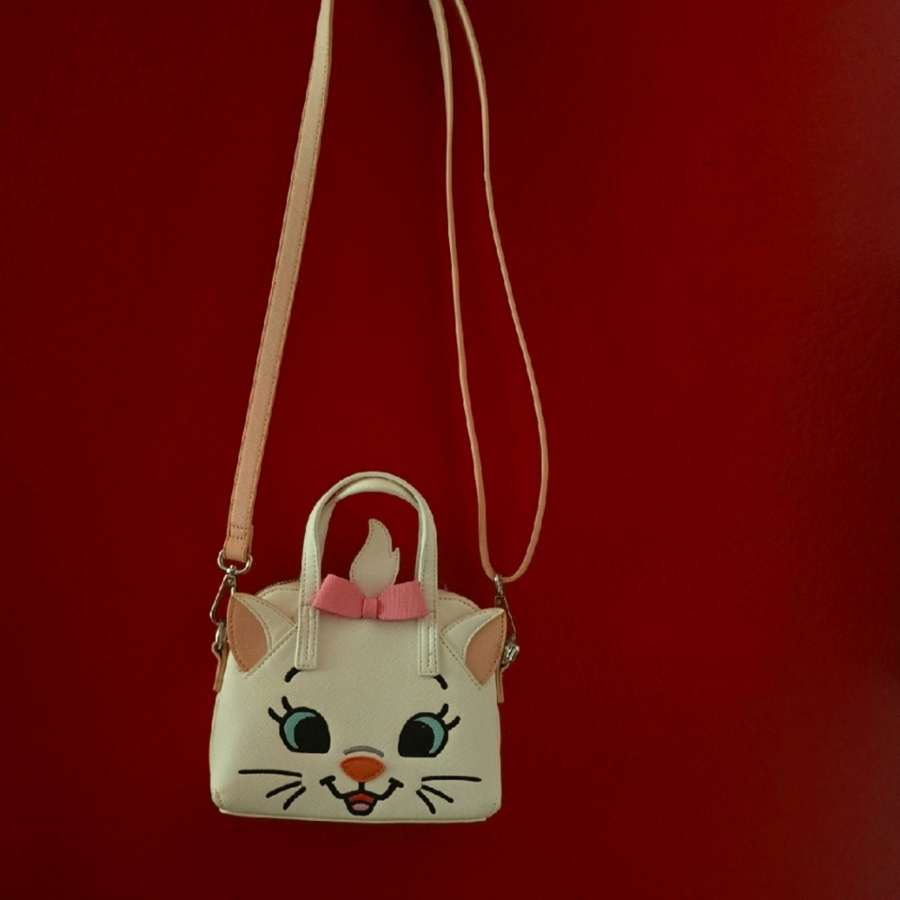 Cute Cream Cat Face Women's Bag